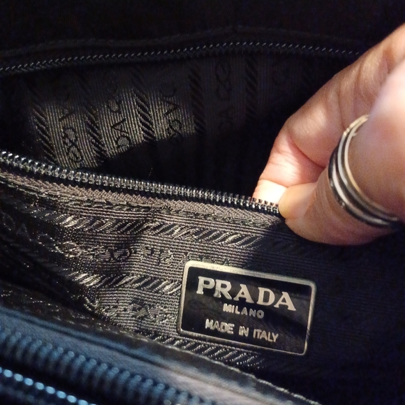 Prada nylon tote shoulder bag FINAL $ FIRM - Picture 6 of 12